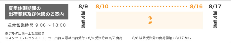 休暇案内